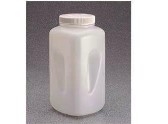 ThermoScientificTM NALGENETM大广口方形瓶 高密度聚乙烯，白色聚丙烯螺旋盖